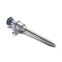 Spiral Thumb Type Steel Trocar 5mm