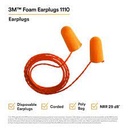 3M 1110 Corded Earplugs, Hearing Conservation Per Pair