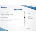 Nipro 1ml Syringe with Needle(26G,0.5), Box of 100