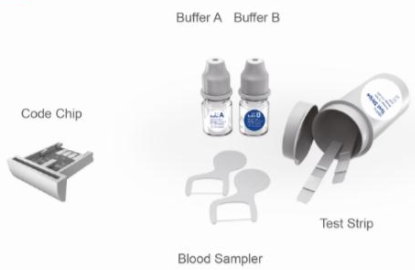 [ACCUREX_HBA1C_STRIPS_25T] Accurex HbA1C Strips Pack of 25