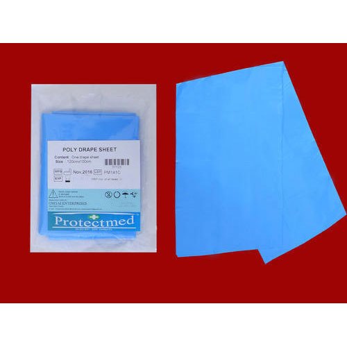 [Disposable_Sterile_sheets_210x120] Plain sheets (Polydrape) 210cmx120cm, Box of 10