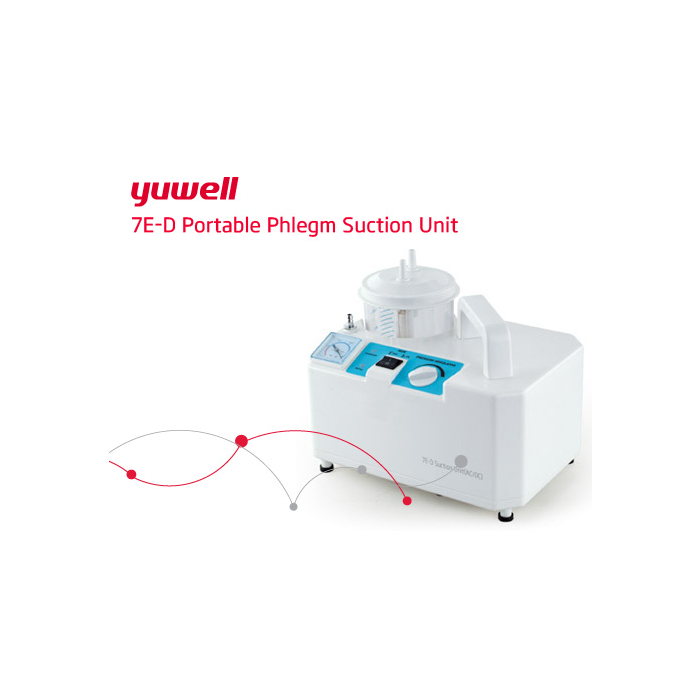 [YUWELL_SUCTION_7ED] Yuwell Portable Phlegm Suction Unit, Model 7E-D