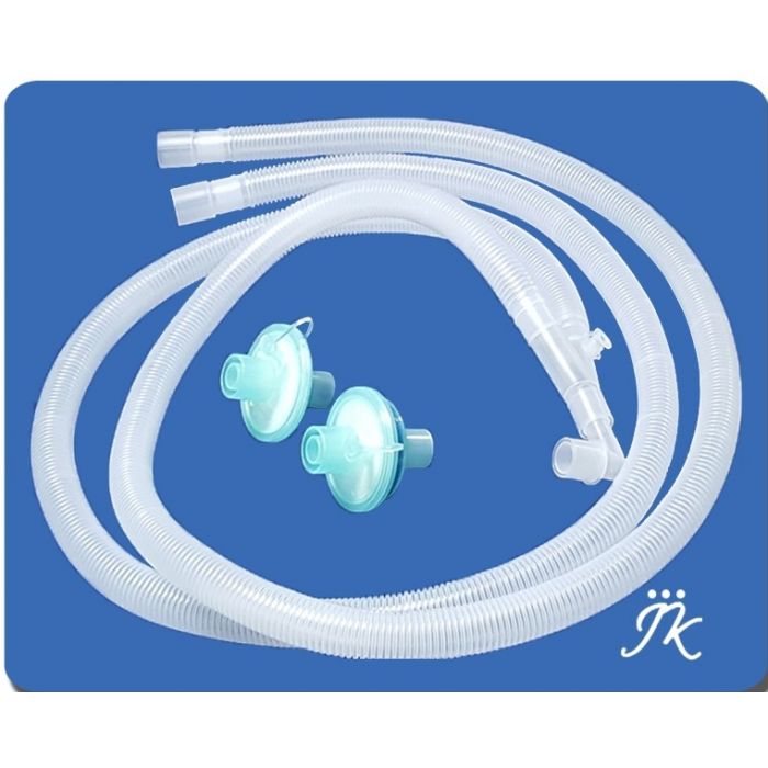 [JK_PLAIN_CKT_HME_BVF] Plain Circuit with HME & Bacterial Viral Filter (BVF) Paed