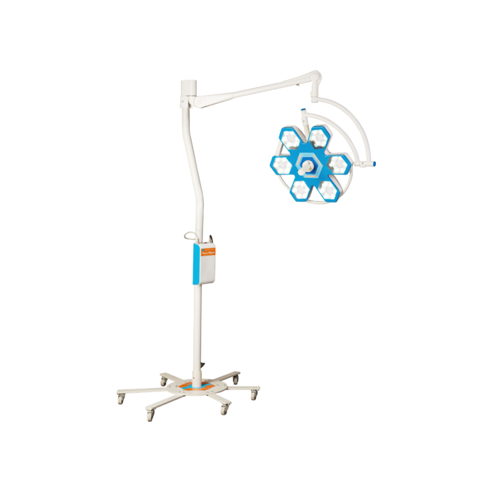 [HEXAWAVE_LED_OT_LIGHT_MOBILE_SINGLE_120000LUX] HexaWave LED OT Light - Mobile/ Portable Single Dome 120000 Lux