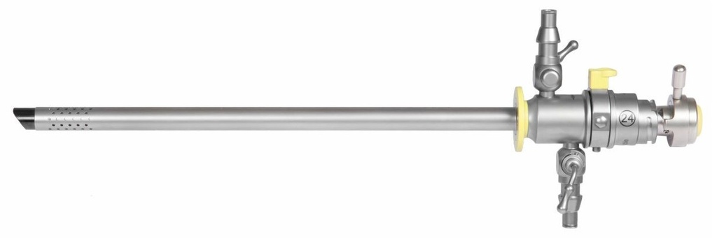 MSPL Continous Inflow & Outflow Sheath Rotatable with Obturator 30Degree Inner Diameter24Fr. Outer Diameter 26Fr.