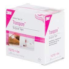 [3M_C3SD_1527S_1_E] Transpore 1527S-1, 1 inch x 5.5 yard , Each