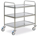 Classic Instrument Trolley S.S 15"x 18" 3 shelf