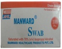 Manwards Alcohol Swab (Box of 100)