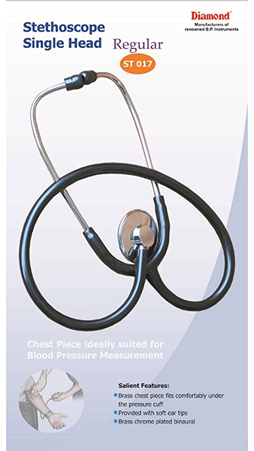 Diamond Single Head Stethoscope Regular ST017