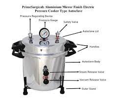  Portable Vertical Autoclave Aluminium Electric Size:12"X14"