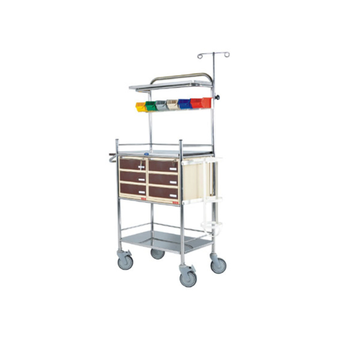 CLASSIC EMERGENCY CRASH CART TROLLEY