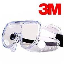 3M 1621-IN Protective Splash Goggle, Clear Lens Hard Coat