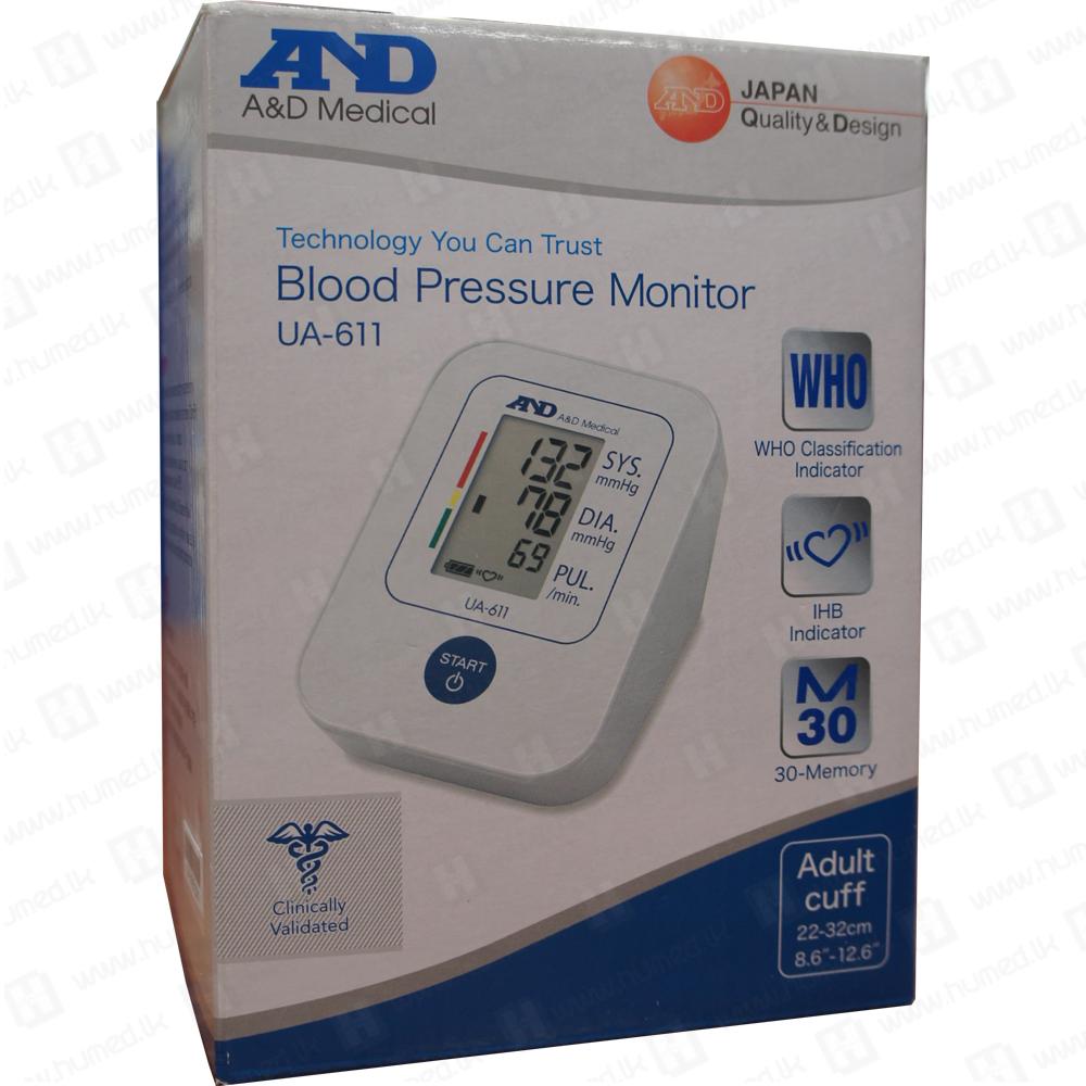 A&D UA-611- Basic Blood Pressure Monitor