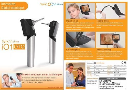 SyncVision iO1 Digital Otoscope Lite with ear probe