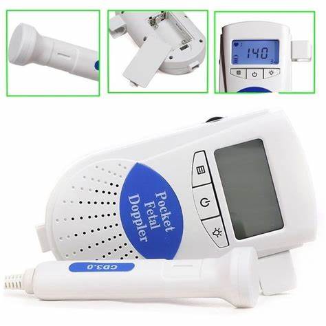 Contec Pocket Fetal Doppler Sonoline A with 2 MHz Probe