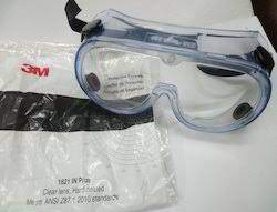 3M 1621-IN Protective Splash Goggle, Clear Lens Hard Coat