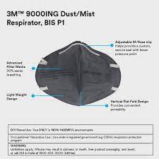 3M 9000ING Dust/Mist Respirator, BIS P1