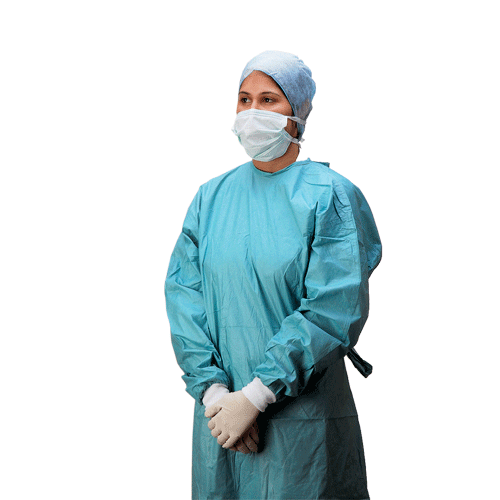 Romsons Surgical Gown (steri guard),Large, Box of 10