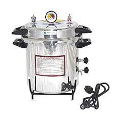  Portable Vertical Autoclave Aluminium Electric Size:12"X14"