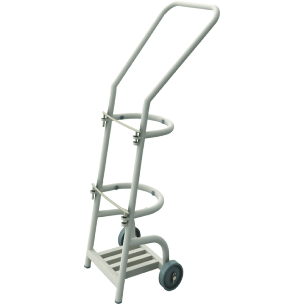 Classic MS Oxygen Cylinder Trolley with Wheel- Medium