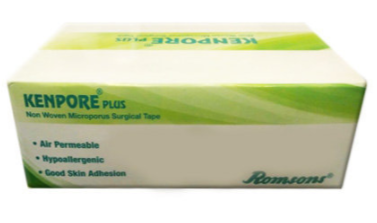 Romsons Kenpore Plus Paper Surgical Tape 9mtr, Box of 24