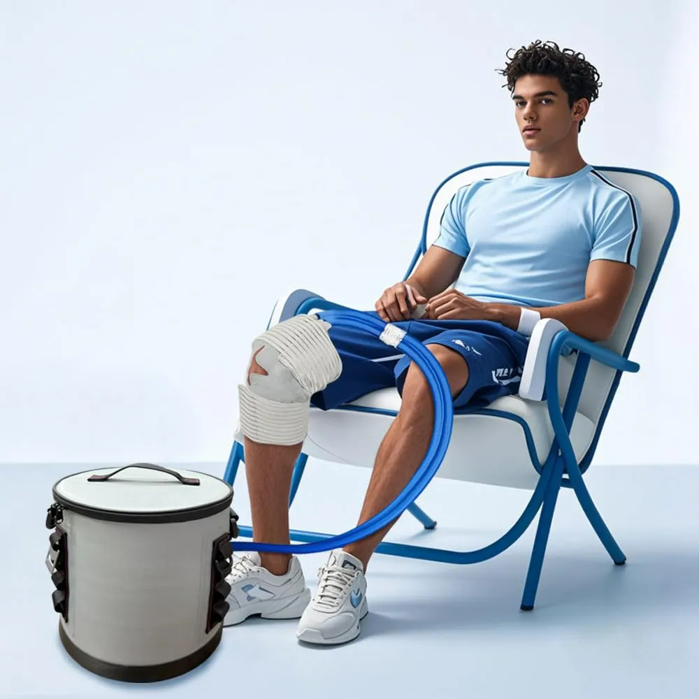 Cold Therapy Ice Machine System with Programmable Timer Knee and Joint Compression Pad Ice Circulation System Cooling machine LY-FW810B-IC1