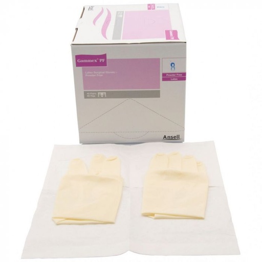[GAMMEX_IP_GLOVES_SURGI_STERILE_PWD_8_0_50PAIR] Gammex Sterile Powdered Surgical Gloves(Size 8.0), 50 Pair