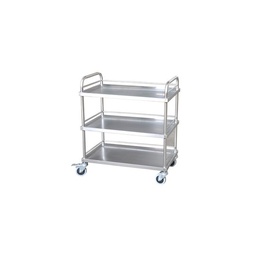 [CLC_INSTRUMENT_TROLEY_3_SHELF] Classic Instrument Trolley S.S 15&quot;x 18&quot; 3 shelf