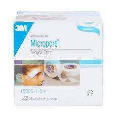 [3M_C3SD_1530S_3_E] Micropore 1530S-3, 3 inch x 5.5 yard, each