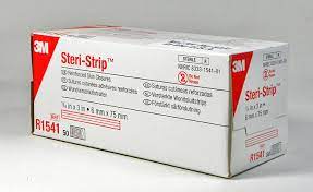 [3M_C3SD_R1541] Steri-Strip R1541, 1/4 inch x 3 inch, Box of 50