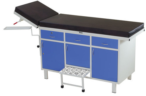 [CLC_EXAM_3COUCH_3DRAWERS] Classic Examination Couch with 3 Drawers & 3 Cabinets