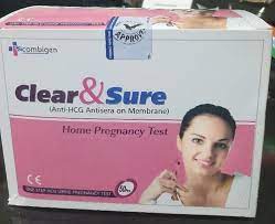 [HCG_CLEARNSURE_PREGNANCYKIT_50] HCG Clear & Sure Pregnancy Test (Box of 50)