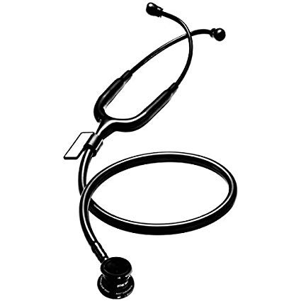 [MDF_STETH_MDF777CBO] MDF MD One Stainless Steel Premium Dual Head Pediatric Stethoscope- Black (Black Out) (MDF777CBO)