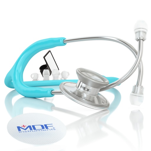[MDF_STETH_MDF747XP03] MDF Acoustica Lightweight Dual Head Stethoscope- Pastel Blue (MDF747XP03)