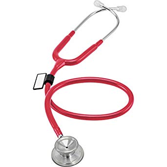 [MDF_STETH_MDF747XP23] MDF Acoustica Lightweight Dual Head Stethoscope- Raspberry (MDF747XP23)